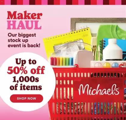 Michaels (valid until 15-08)