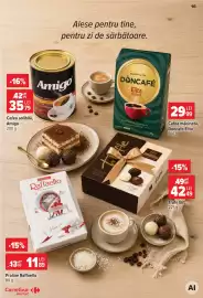 Catalog Carrefour Market săptămâna 33 Pagină 16: Amigo cafea solibilă €35,79, Praline Raffaello €11,89