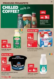 Catalog Carrefour Market săptămâna 33 Pagină 22: Actimel laurte de băut cu fructe €19,70, Napolact Chefir Bio €5,49