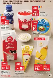 Catalog Carrefour Market săptămâna 33 Pagină 23: Carrefour Classic Lapte Integral UHT €4,19