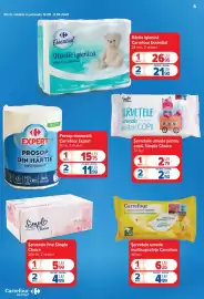 Catalog Carrefour Market săptămâna 33 Pagină 5: Carrefour Expert prosop monorolă €11,99, Simple Choice servetele fine €4,99