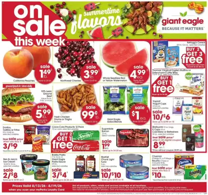 Giant Eagle (valid until 19-08)
