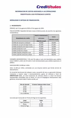Credititulos (válido hasta 2-09)