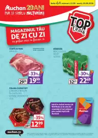 Catalog Auchan Pagină 1: Auchan ceafă de porc fără os €19,99, Heineken bere blondă €22,69