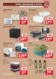 Catalog Auchan Pagină 17: Storage Solutions husă pentru depozitare cu fermoar €15,99, Lenjerie de pat 4 piese €119,99