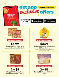 Grocery Outlet weekly ad week 33 Page 1
