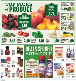 Lowes Foods weekly ad week 33 Page 2: Nescafe espresso €8,99, Coffee mate Singles €4,99