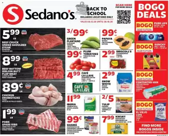 Sedano's weekly ad week 33 Page 1