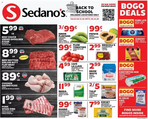 Sedano's (valid until 18-08)