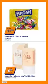 Action gazetka tydzień 33 Strona 16: Maseczka z glinką w sztyfcie Skin Bliss €6,99, Opakowanie zbiorcze MAOAM Festival €11,95