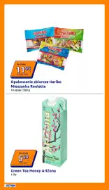 Action gazetka tydzień 33 Strona 17: Opakowanie zbiorcze Haribo Mieszanka Roulette €11,95, Green Tea Honey AriZona €5,59