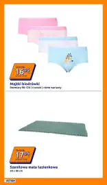 Action gazetka tydzień 33 Strona 6: Majtki biodrówki Bluey €16,95, Szenilowa mata łazienkowa €17,95