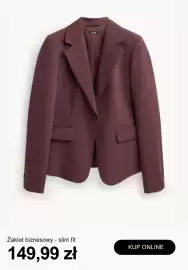 C&A gazetka tydzień 33 Strona 7: Żakiet biznesowy C & A slim fit €149,99
