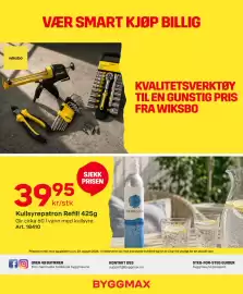 Byggmax kundeavis Side 2: Kullsyrepatron Refill 425g €39,95