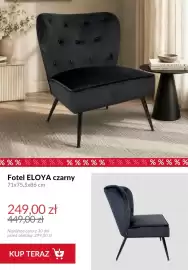 Homla gazetka tydzień 33 Strona 10: Fotel Eloya czarny €249,00