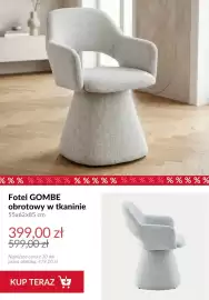 Homla gazetka tydzień 33 Strona 4: Fotel obrotowy Gombe w tkaninie €399,00