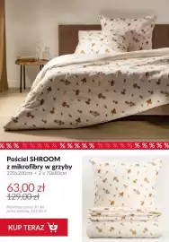 Homla gazetka tydzień 33 Strona 7: Pościel SHROOM z mikrofibry w grzyby 220x200 cm + 2x70x80 €63,00