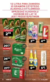 Netto gazetka Strona 8: Piwo Heineken Original 6-pak €26,94, Piwo Carlsberg 6-pak €20,94