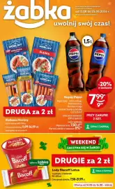 Żabka gazetka Strona 1: Napój Pepsi €7,99