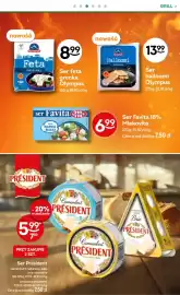 Żabka gazetka Strona 10: Ser feta grecka Olympus €8,99, Ser halloumi Olympus €13,99