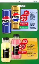 Żabka gazetka Strona 25: Napój Pepsi €3,70, Napój Cappy Lemonade €3,50