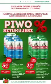 Żabka gazetka Strona 44: Piwo Kasztelan Niepasteryzowane €3,20, Piwo Kasztelan 0,0% Bezalkoholowe €3,20