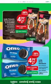 Żabka gazetka Strona 55: Lody Volcanix Caramel Lava & Crunchies €4,99, Lody Oreo Sandwich €4,99