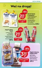 Żabka gazetka Strona 70: Serek Danio €2,25, Napój mleczny Müllermilch €3,50