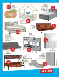 Weba folder Pagina 2: Boxspring Bonnelverenmatras €439,00, Huisbed €195,00