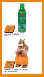 Action folder week 33 Pagina 10: Aloi aloë vera drink €0,80, Eekhoorn of Schotse Hooglander €4,99