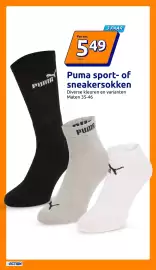 Action folder week 33 Pagina 13: Puma sport- of sneakersokken €5,49