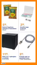 Action folder week 33 Pagina 20: Natural Happiness walnoten of amandelen €5,39, Rocaille mega kralenset €2,99