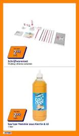 Action folder week 33 Pagina 31: Sau'cee Yammie saus €2,99, Schrijfwarenset €2,49