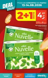 Dealz gazetka tydzień 33 Strona 4: Papier toaletowy Nuvelle Eco €4,67