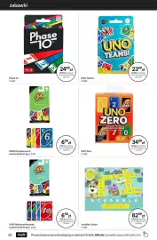 Empik gazetka Strona 18: Gra karciana UNO Teams! Mattel Games €23,99, Gra karciana UNO Zero Mattel Games €34,99