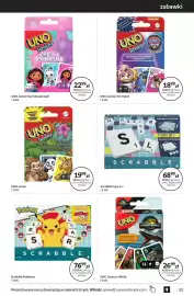 Empik gazetka Strona 19: Gra planszowa Scrabble 2 gry w 1 €68,99, Gra karciana UNO Junior €19,99