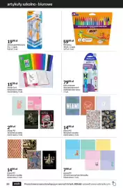 Empik gazetka Strona 26: Flamastry BIC Kids 36 kolorów €59,99, Zeszyt A5 96 kartek w kratkę €14,99