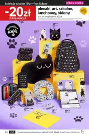 Empik gazetka Strona 44: Torebka na telefon Purrrfect School €29,99, Piórnik Purrrfect School €39,99