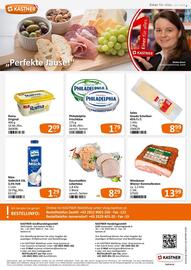Kastner Flugblatt Seite 4: Wiesbauer Wiener Kümmelbraten €13,99, Nöm Vollmilch €1,29