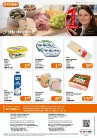 Kastner Flugblatt Seite 4: Wiesbauer Wiener Kümmelbraten €13,99, Nöm Vollmilch €1,29