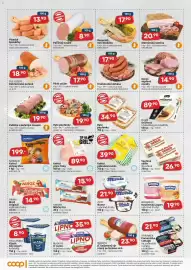 Coop leták | Jednota/Konzum Strana 2: Pivní salám €17,90, Krahulecká klobása €17,90
