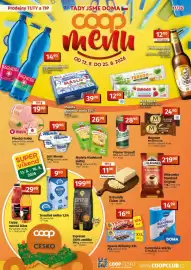 COOP TIP leták Strana 1: Pilsner Urquell €28,90, Opavia Miňonky XXL €16,90