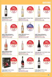 Catalogue Monoprix page 17: Marcillac Lionel Osmin rouge €6,75, Umanu I.G.P. Île de Beauté blanc €2,99