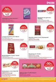 Catalogue Monoprix page 21: Mentos bonbons fruits €1,69, Loacker Biscuits Quadratini noisette €1,95