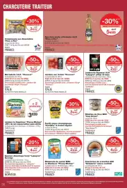 Catalogue Monoprix page 30: Labeyrie Jambon de Bayonne I.G.P. €2,81, Fiorucci Mortadelle I.G.P. €3,34