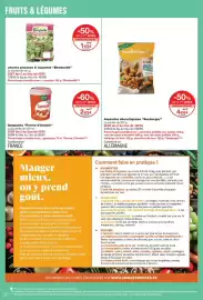 Catalogue Monoprix page 32: Ferme d'Anchin Gazpacho €2,94, Seeberger Amandes décortiquées €4,64