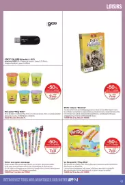Catalogue Monoprix page 43: Play-Doh Le Serpentin €7,49, PNY Clé USB Attaché 4 16 G €9,99