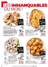 Catalogue Thiriet page 10: 2 Tartines €5,95, Cougères au Comté AOP** €5,59