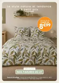 Catalogue b&m page 6: Parure de lit feuillage €8,99