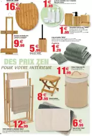 Catalogue Bazarland page 10: MAYA PORTE SERVIETTE 3 NIVEAUX €12,99, Linge de toilette MAYA €1,29